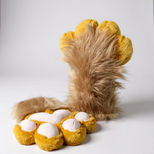 Carmel and Pink Mink Paws