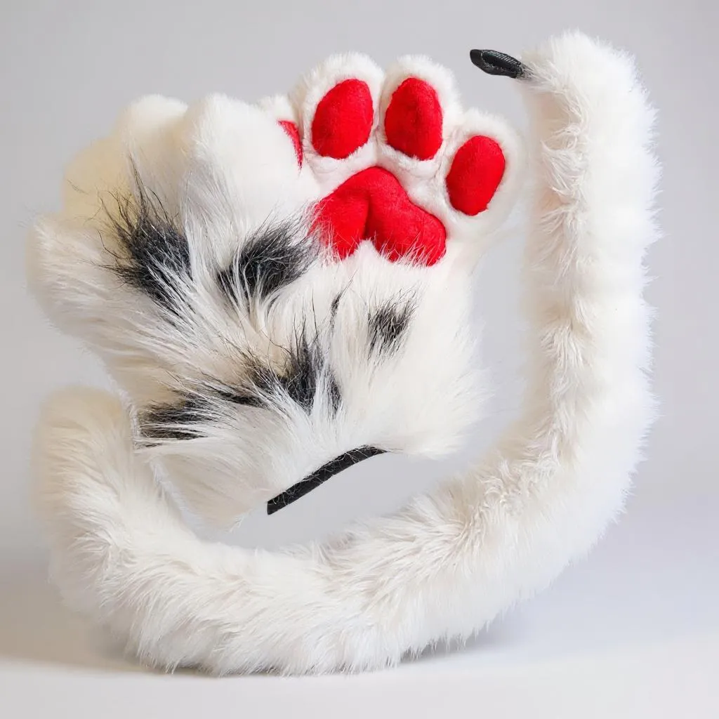 Dalmatian Inspired Paw Set