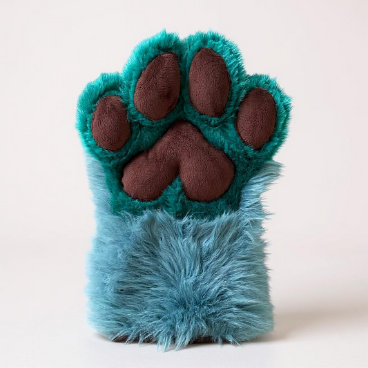 Teal and Blue Paws