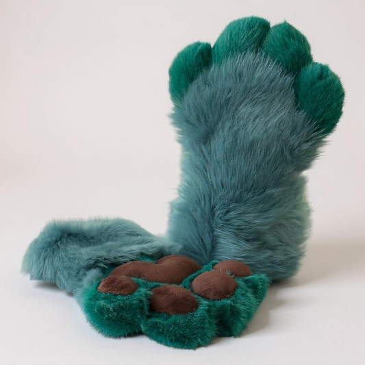 Teal and Blue Paws